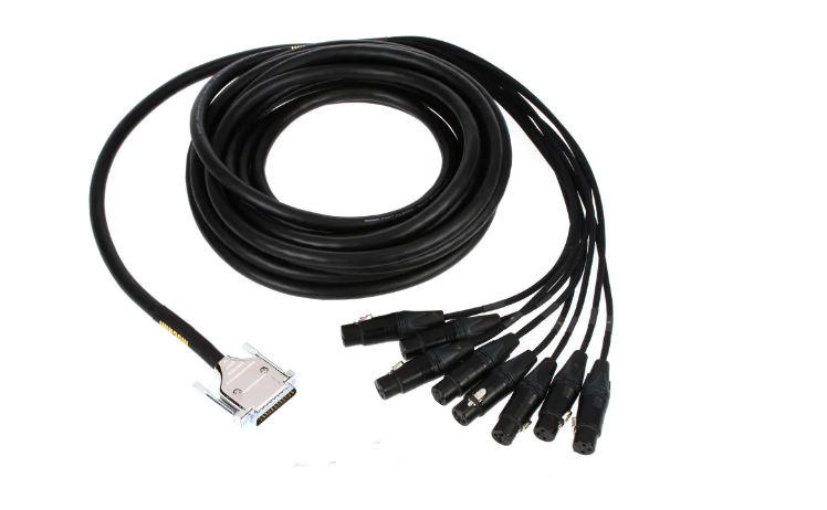 Mogami Gold DB25-XLRF 8-channel Analog Interface Cable - 30'