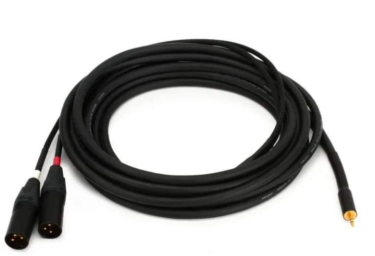 Mogami Gold 3.5mm TRS Male to Dual XLR Male Left/Right - 6 foot