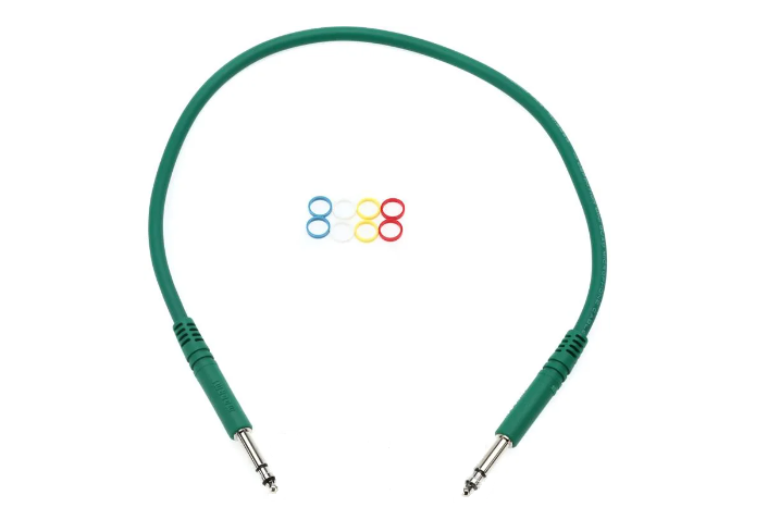 Mogami PJM 1205 Bantam TT Patch Cable - 12 inch Green