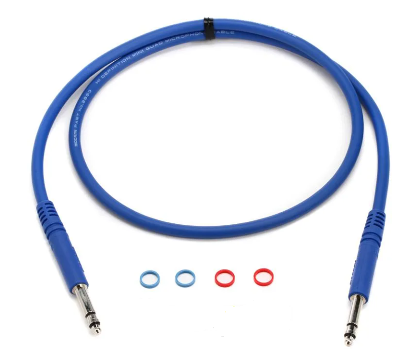 Mogami PJM 2406 Bantam TT Patch Cable - 24 inch Blue