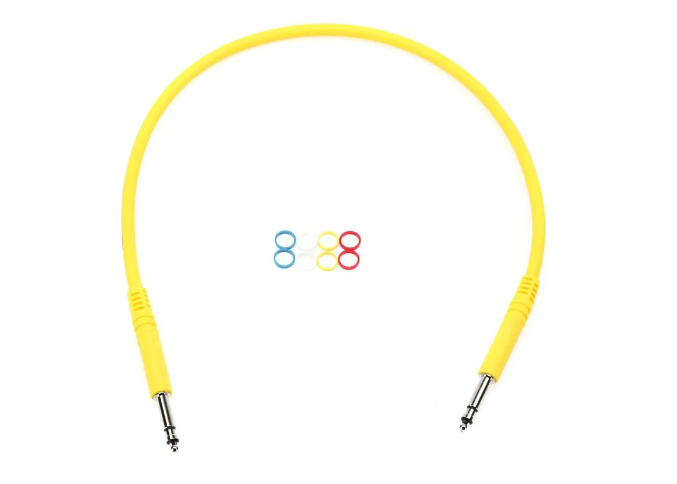 Mogami PJM 1204 Bantam TT Patch Cable - 12 inch Yellow