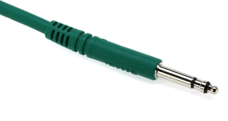 Mogami PJM 1805 Bantam TT Patch Cable - 18 inch Green