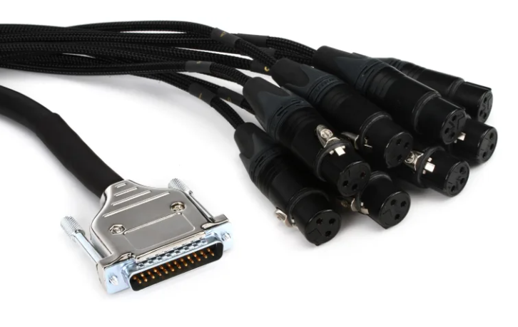 Mogami Gold DB25-XLRF 8-channel Analog Interface Cable - 30'