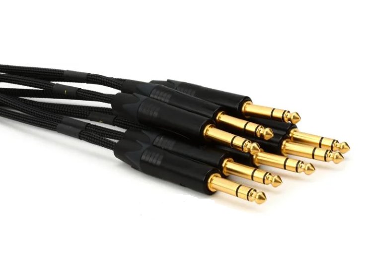 Mogami Gold DB25-TRS 8-channel Analog Interface Cable - 5 foot