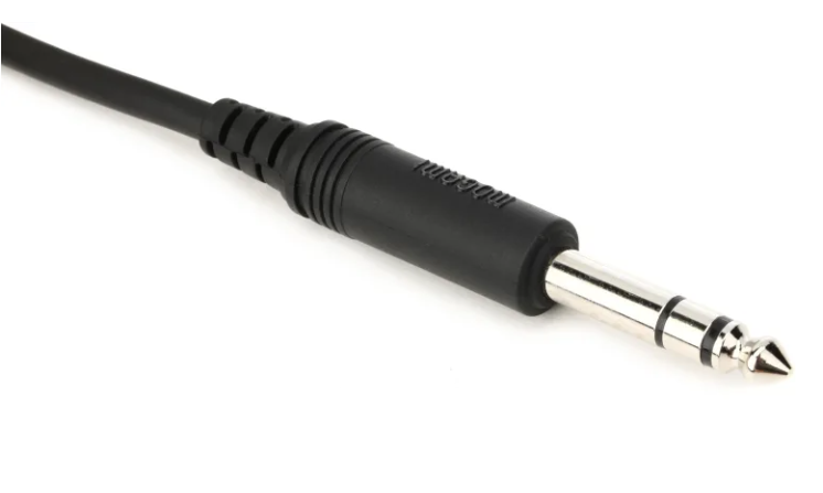 Mogami PURE PATCH SS-01 Cable - 1/4-inch TRS Male to 1/4-inch TRS Male - 1 foot
