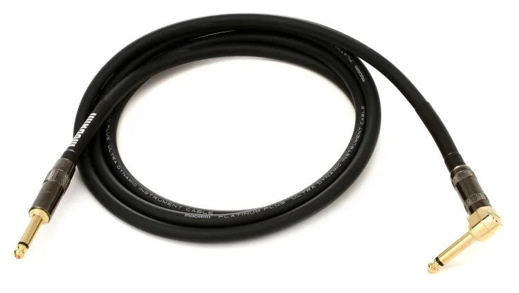 Mogami Platinum Guitar 06R Straight to Right Angle Instrument Cable - 6 foot