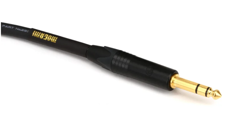Mogami Gold Insert XLR Cable - 1/4-inch TRS Male to XLR Male/Female - 2 foot