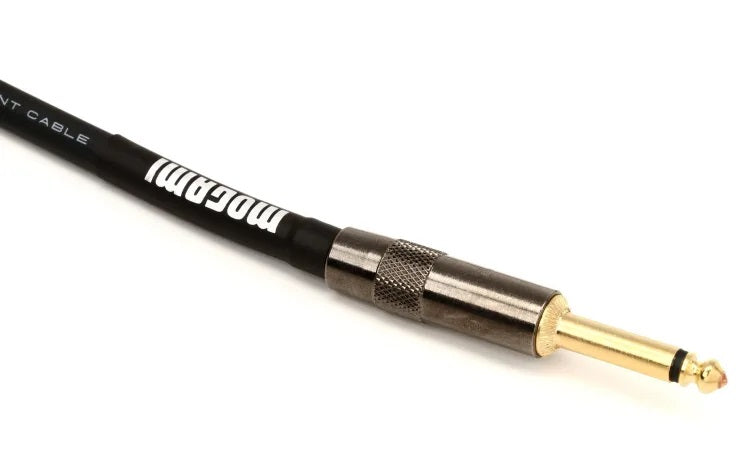 Mogami Platinum Guitar 06R Straight to Right Angle Instrument Cable - 6 foot