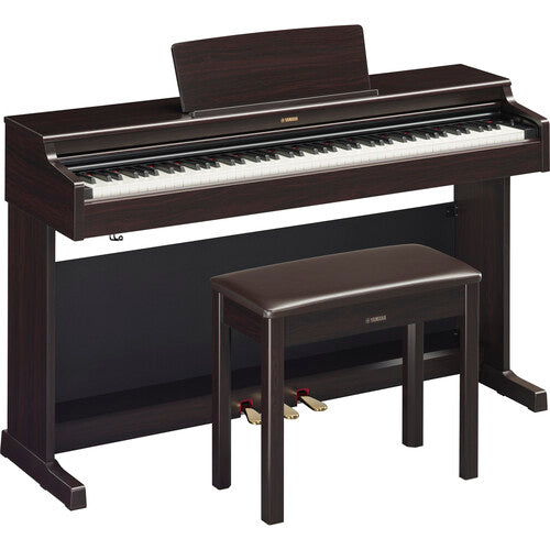 Yamaha ARIUS YDP-165 88-Key Console Digital Piano with Bench (Dark 