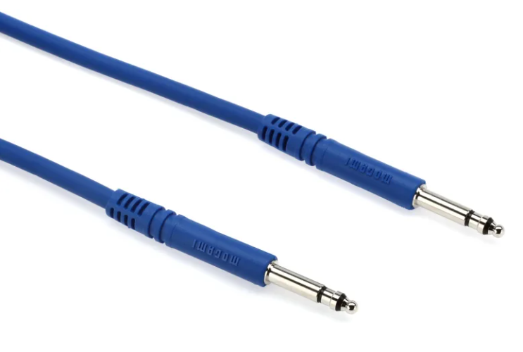 Mogami PJM 1206 Bantam TT Patch Cable - 12 inch Blue