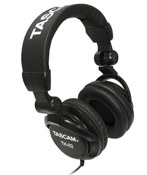 TASCAM TH-02 Professional Studio Monitor Headphones