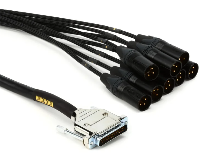 Mogami Gold DB25-XLRM 8-channel Analog Interface Cable - 5'