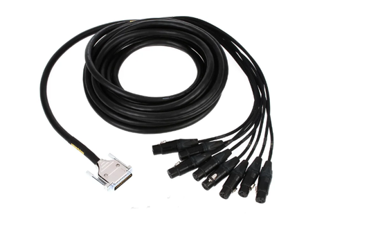 Mogami Gold DB25-XLRF 8-channel Analog Interface Cable - 30'