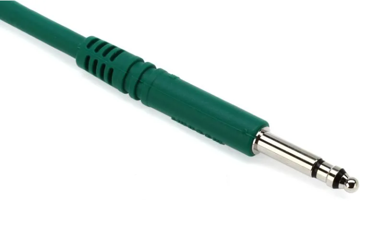 Mogami PJM 1805 Bantam TT Patch Cable - 18 inch Green