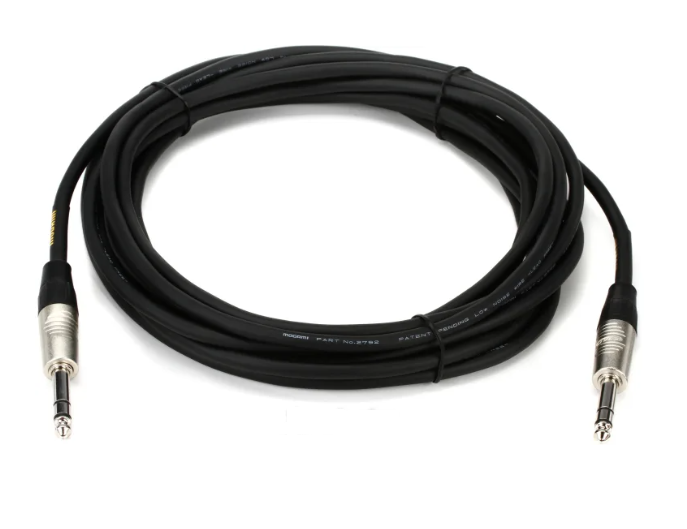 Mogami MCP SS 20 CorePlus 1/4-inch TRS Male to 1/4-inch TRS Male Cable - 20 foot