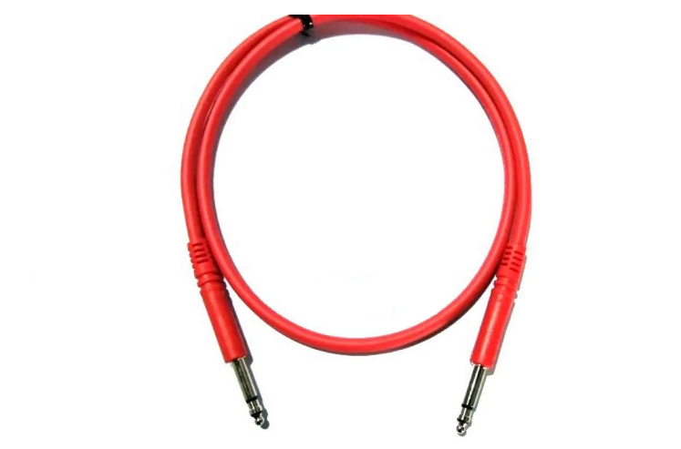 Mogami PJM 2402 Bantam TT Patch Cable - 24 inch Red