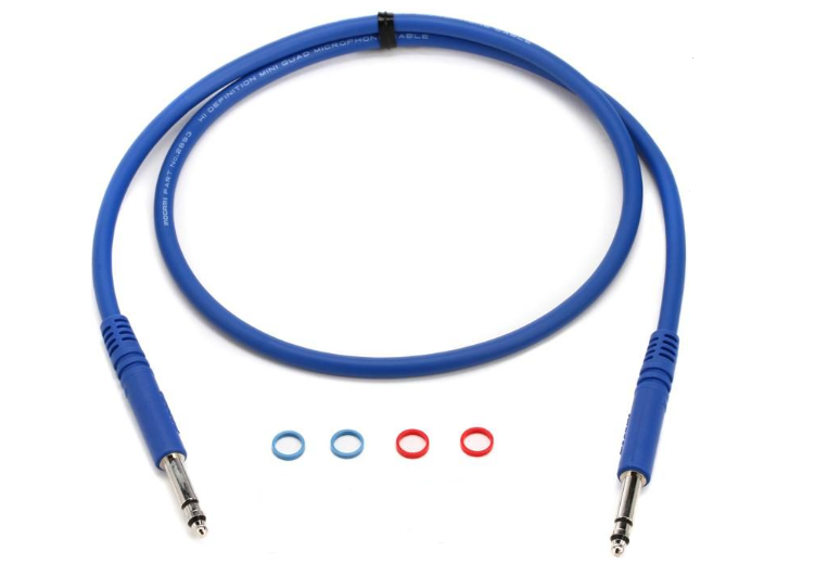 Mogami PJM 1806 Bantam TT Patch Cable - 18 inch Blue