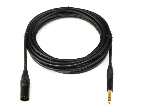 Mogami Gold TRSXLRM-20 Balanced 1/4-inch TRS Male to XLR Male Patch Cable - 20 foot Demo