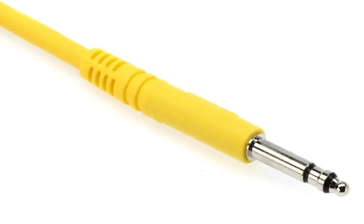 Mogami PJM 1804 Bantam TT Patch Cable - 18 inch Yellow