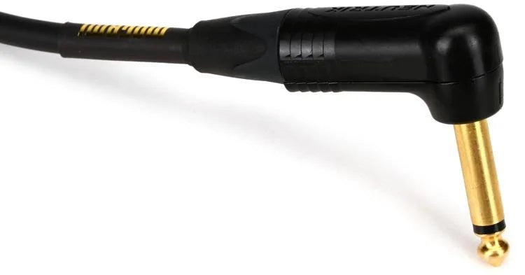 Mogami Gold Instrument 3R Straight to Right Angle Instrument Cable - 3 foot
