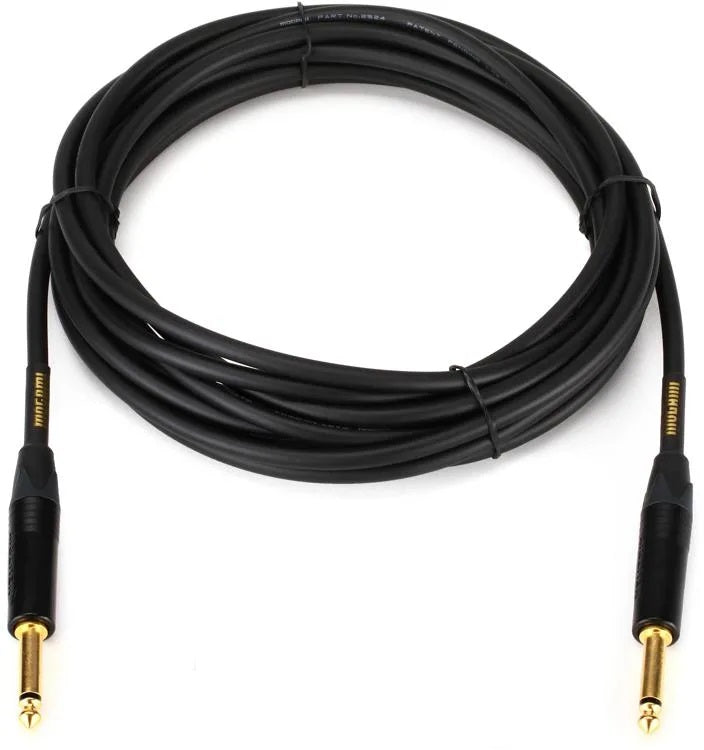 Mogami Gold Instrument 18 Straight to Straight Instrument Cable - 18 foot