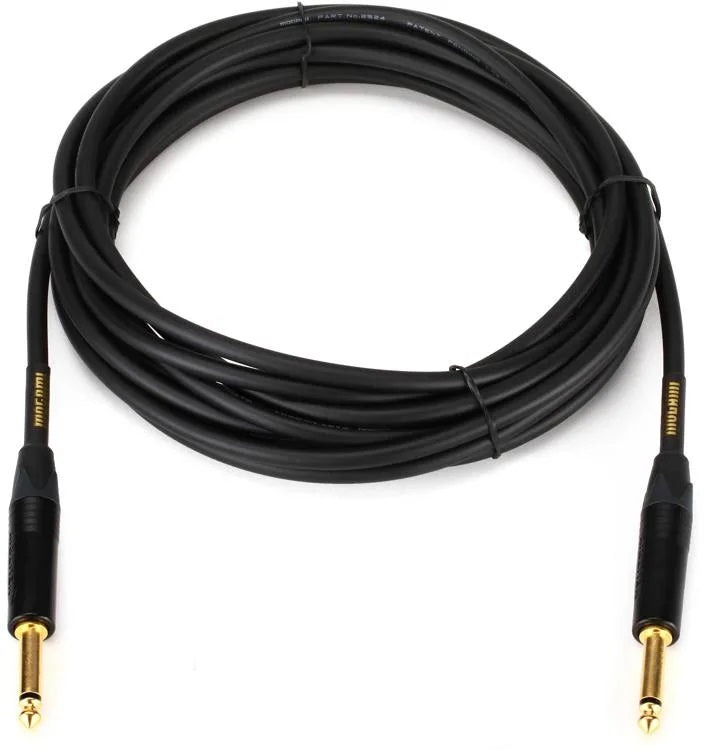 Mogami Gold Instrument 25 Straight to Straight Instrument Cable - 25 foot