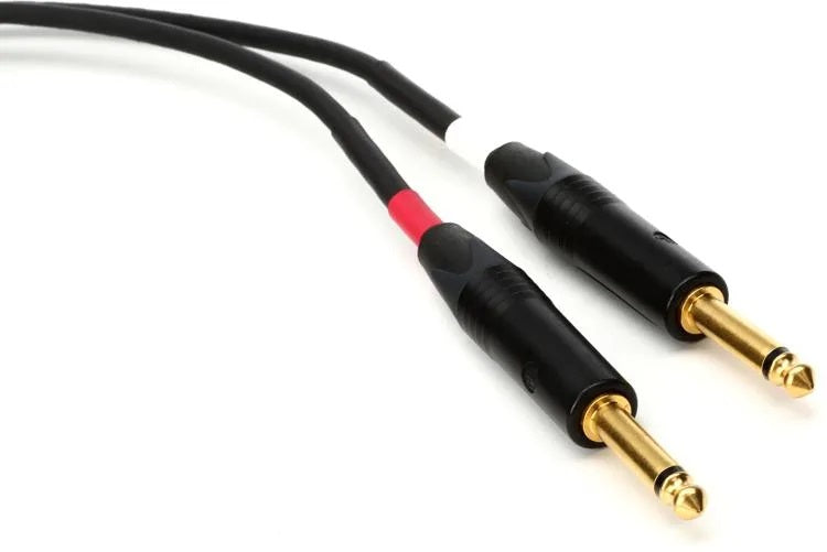 Mogami Gold Keyboard S Stereo Cable - Dual TS Male to Right Angle TS Male - 6 foot