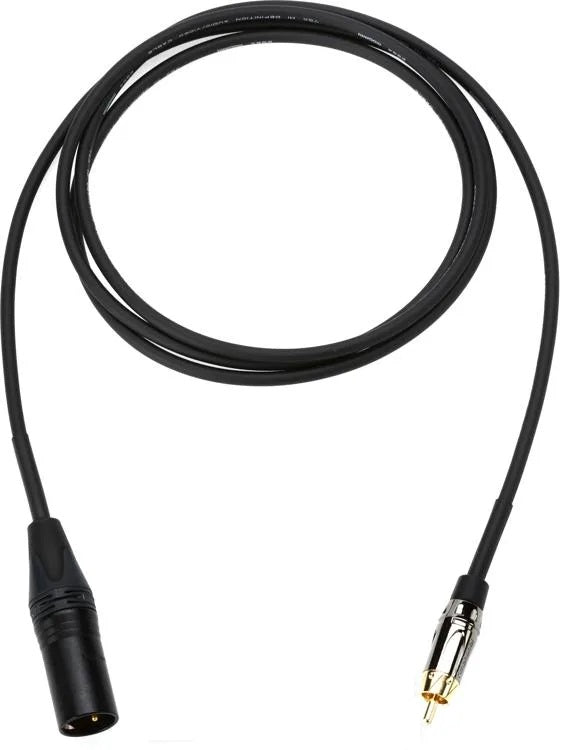 Mogami Gold XLRM-RCA-06 Unbalanced Cable - 6 foot