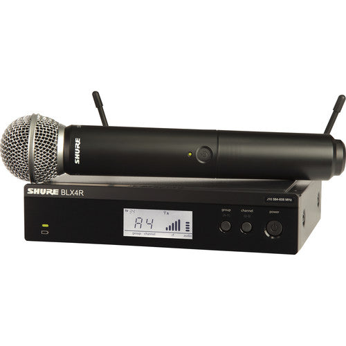 Shure BLX24R/SM58 Rackmount Wireless Handheld Microphone System with SM58 Capsule