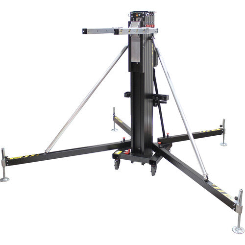 ProX FANTEK Compact Front-Loading Lifting Line Array Systems Tower (19.5' Max Height, 728 lb Load Capacity)