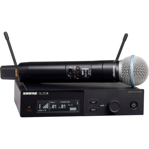 Shure SLXD24/B58 Digital Wireless Handheld Microphone System with Beta 58A Capsule