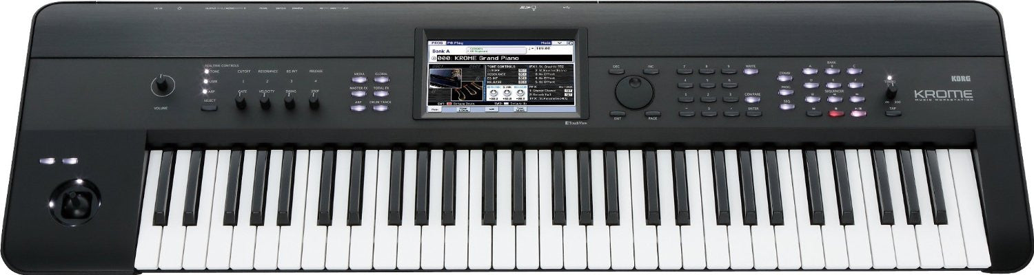 Korg KROME 61-Key Music Workstation Keyboard & Synthesizer – Key Note