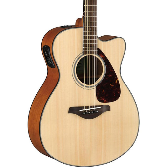 Yamaha FSX800C Small Body Acoustic-Electric Guitar Natural