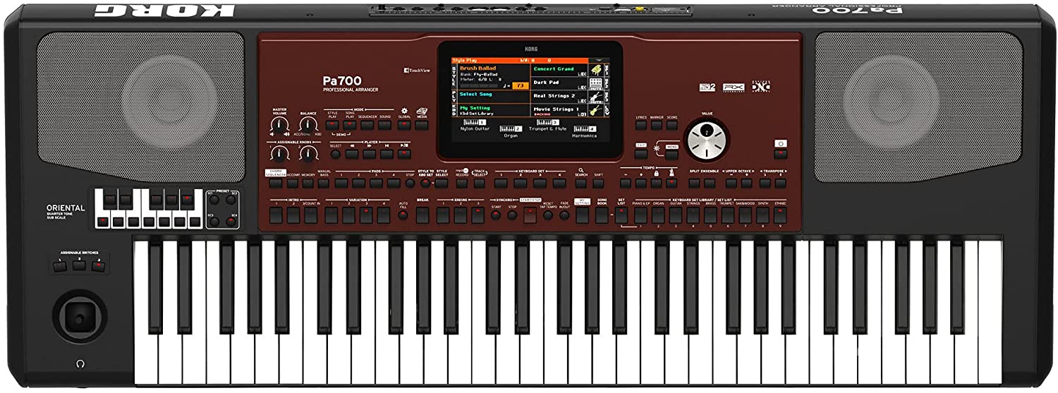 Korg Pa700 ORIENTAL 61-Key Professional Arranger Touchscreen and